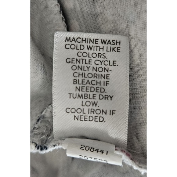 J. Jill Simply Supima Crew Neck Tunic Floral Cotton Long Sleeve Blue Small - Picture 9 of 9